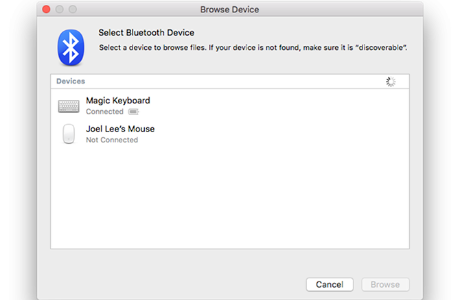 mac default app bluetooth