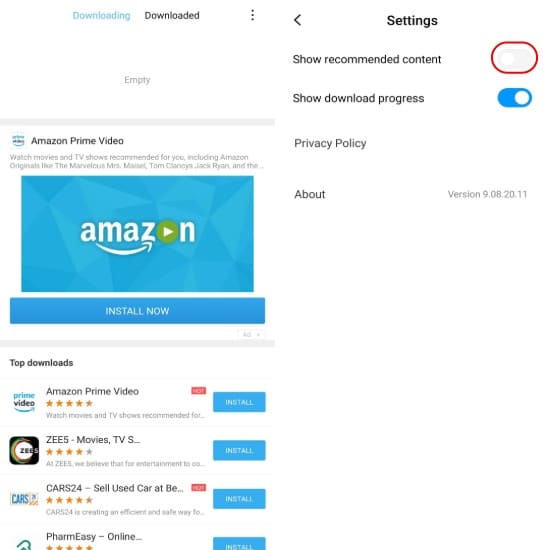 Remove Xiaomi ads from Mi downloads