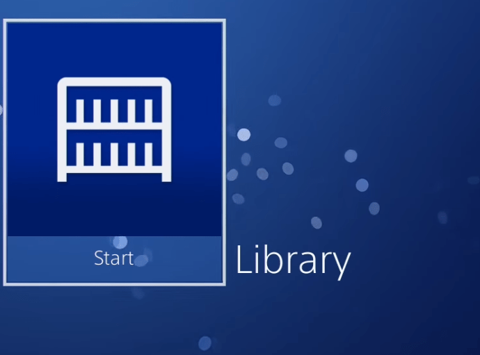 ps4 library