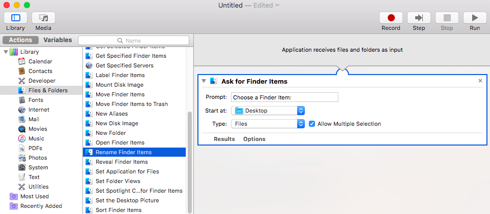 You can rename files en-masse, with this simple Automator app.