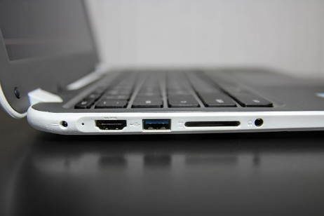 Conecta Chromebook al monitor externo con HDMI
