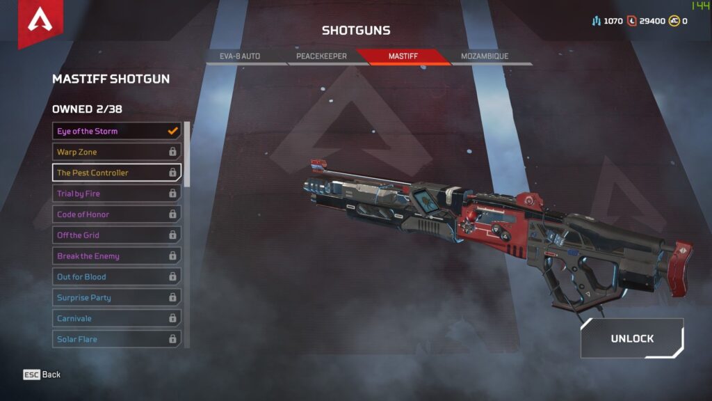 Apex Legends armas escopetas