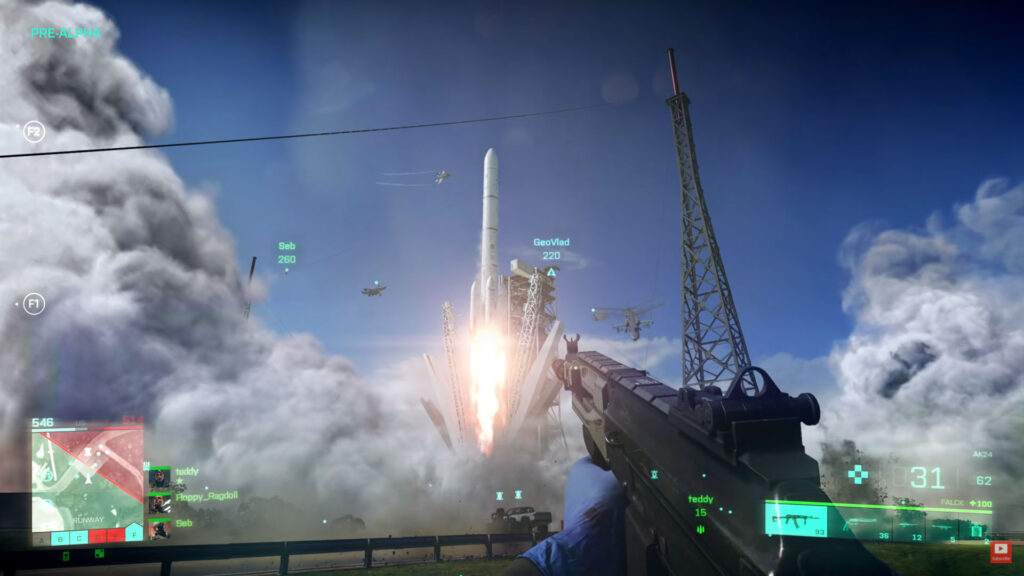 Battlefield 2042 Rocket launch beta jugabilidad