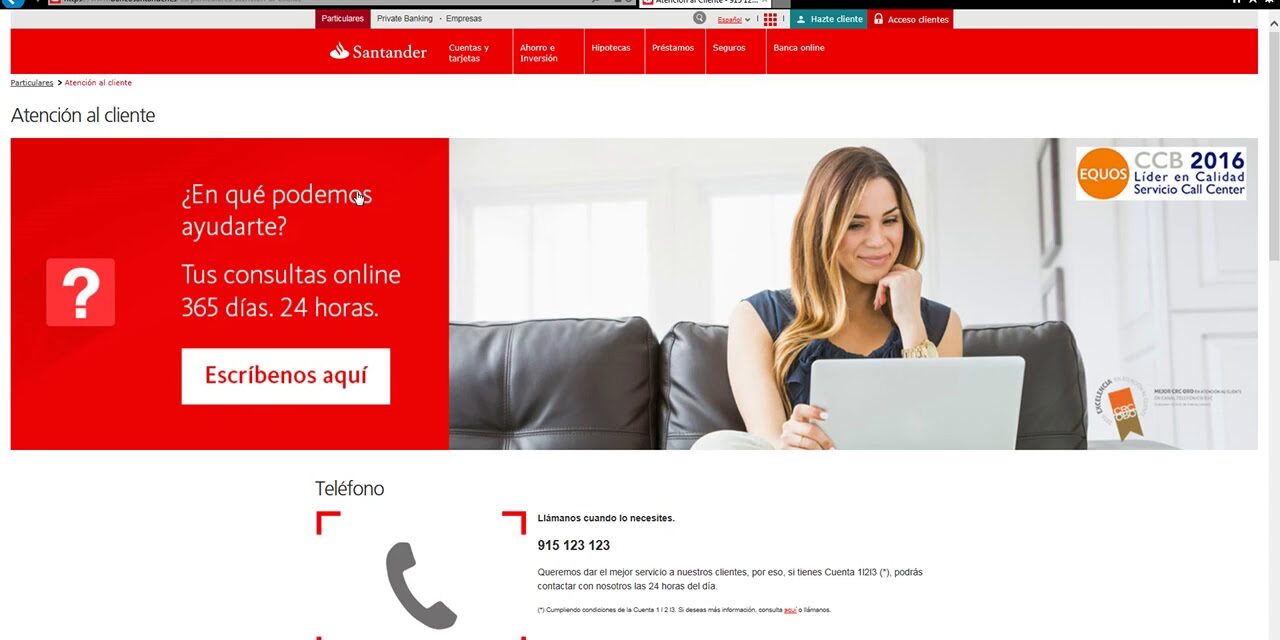 Cómo Contactar con Atención al Cliente del Banco Santander: Guía Completa