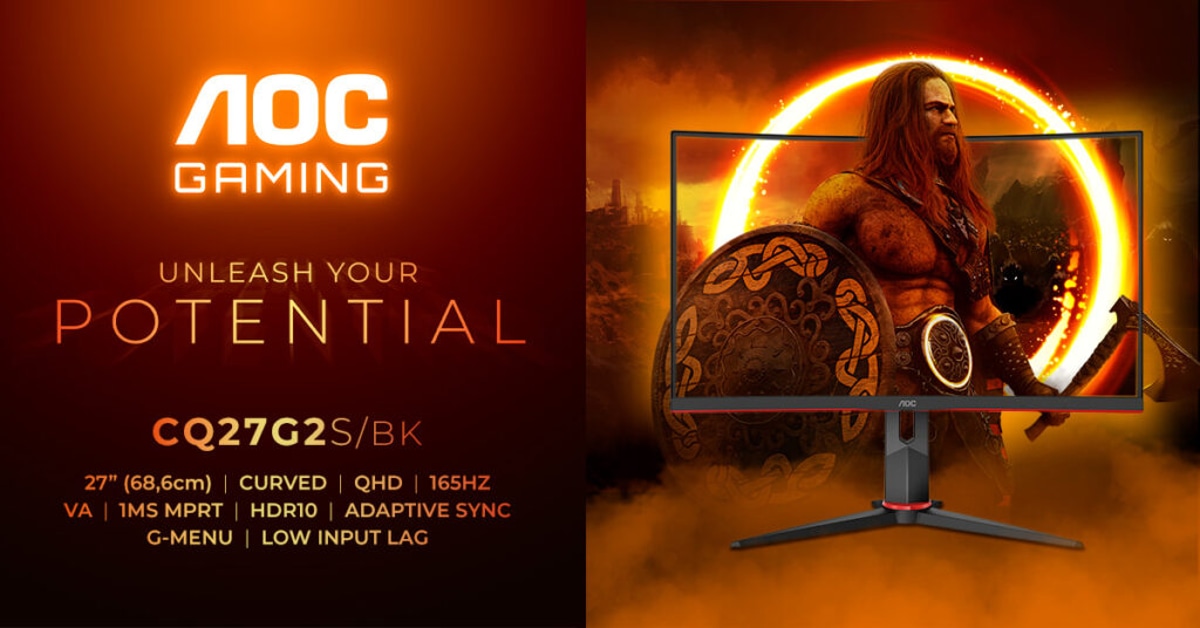 El nuevo monitor gaming AOC CQ27G2S/BK: detalles y máximo rendimiento